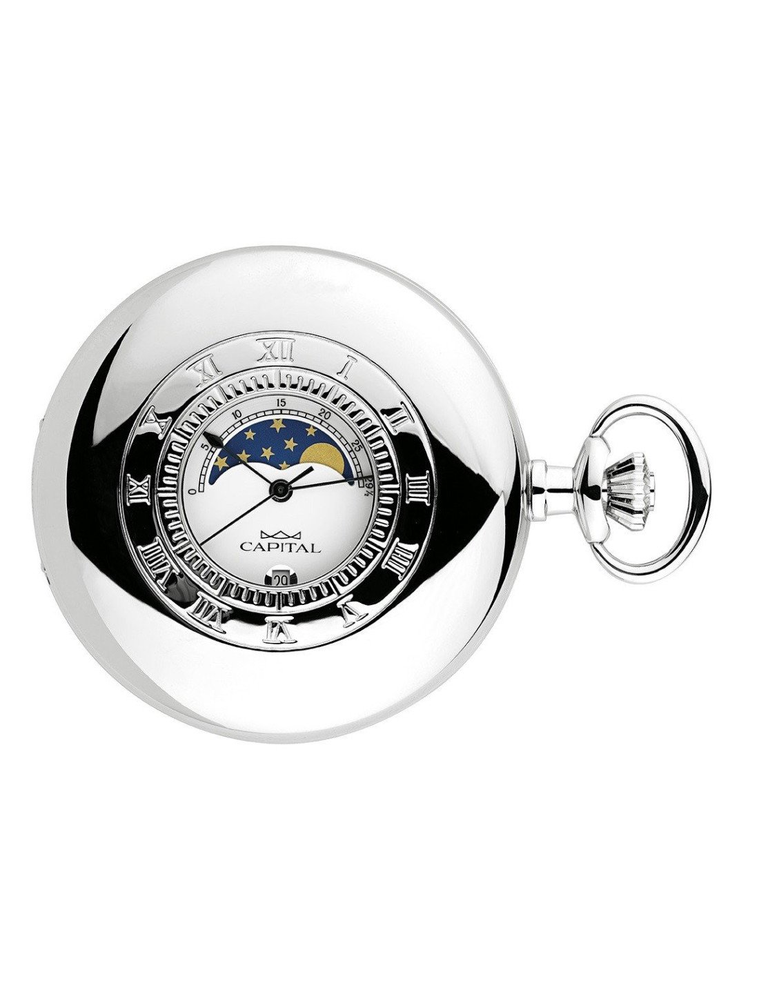 Watch Man Collection Pocket-Watch Moon Phases TX103 White